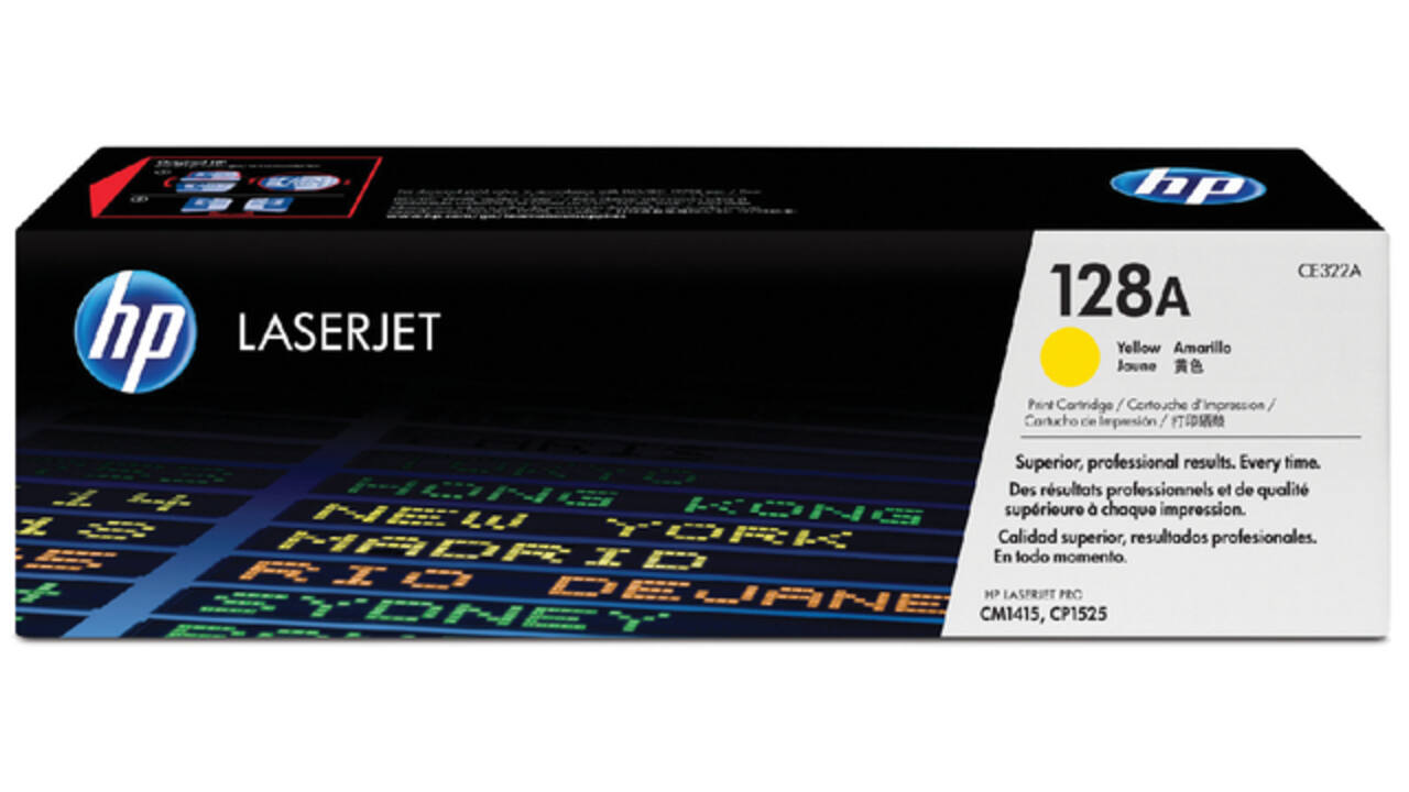 Tonercartridge HP CE322A 128A geel