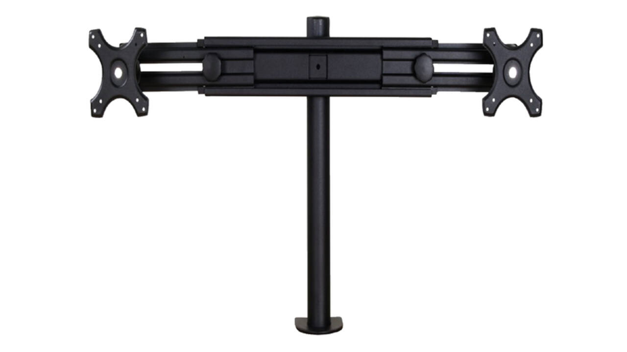 Monitorarm Neomounts D700D 2x19-30" met klem zwart