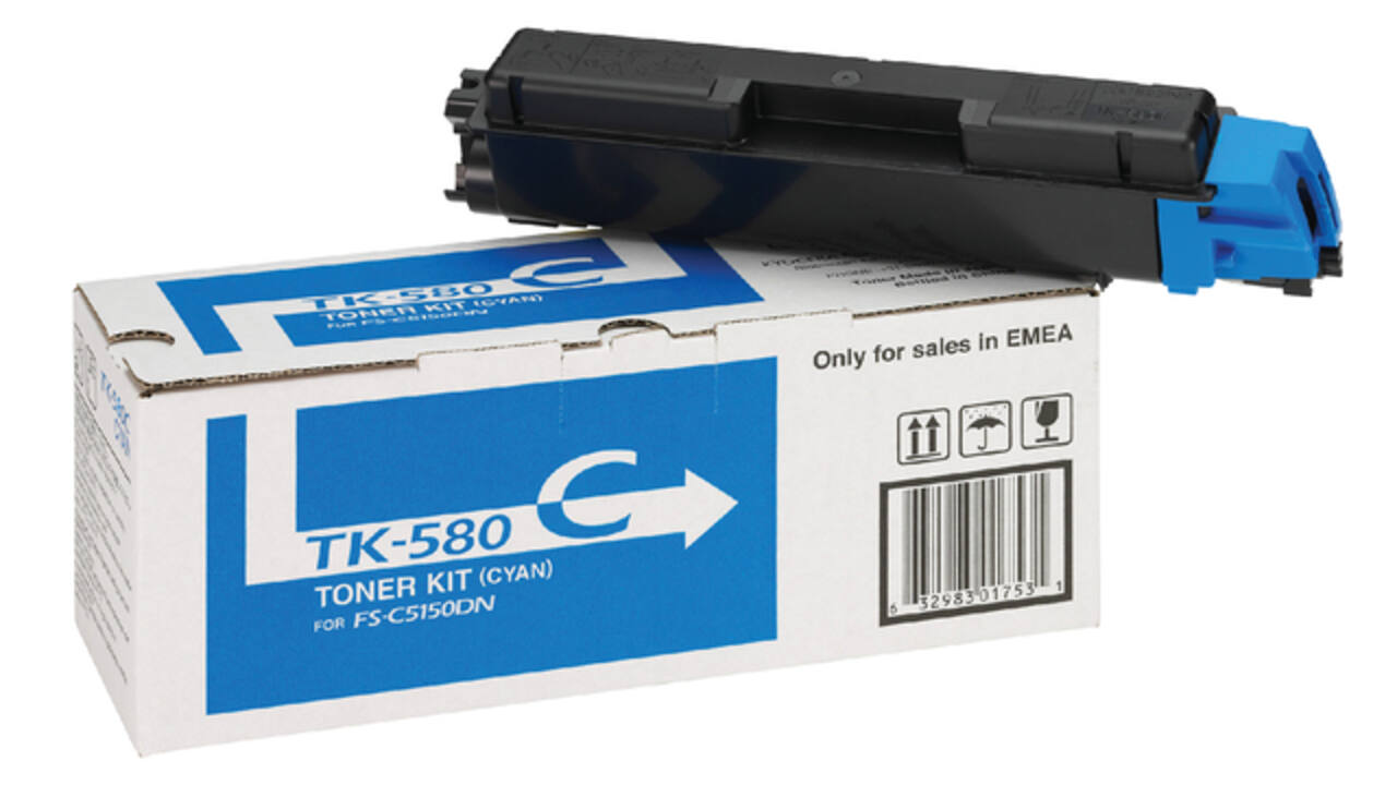 Toner Kyocera TK-580C blauw