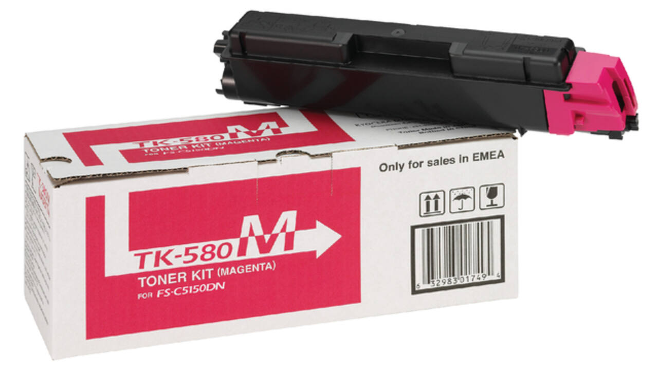 Toner Kyocera TK-580M rood