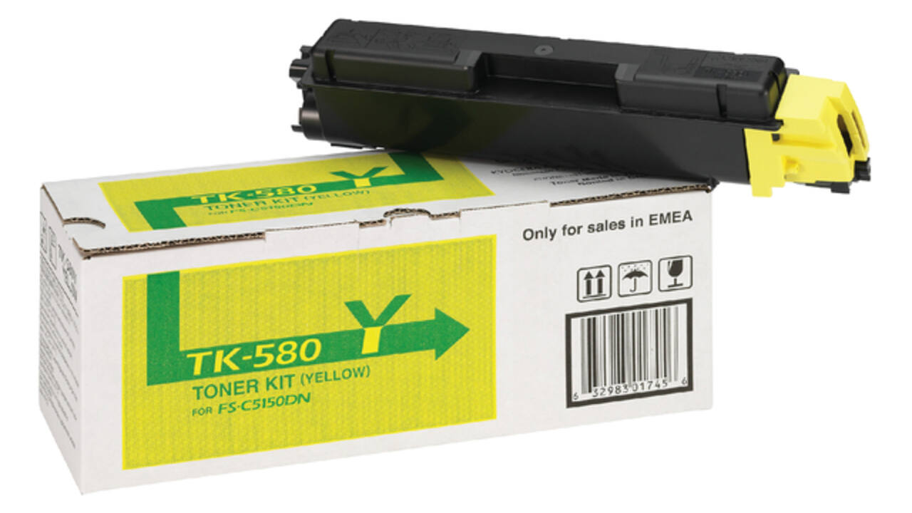 Toner Kyocera TK-580Y geel