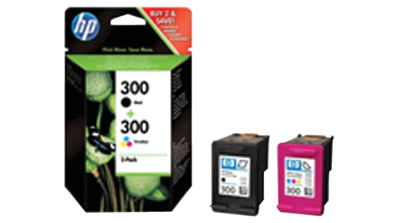 Inktcartridge HP CN637EE 300 zwart + kleur