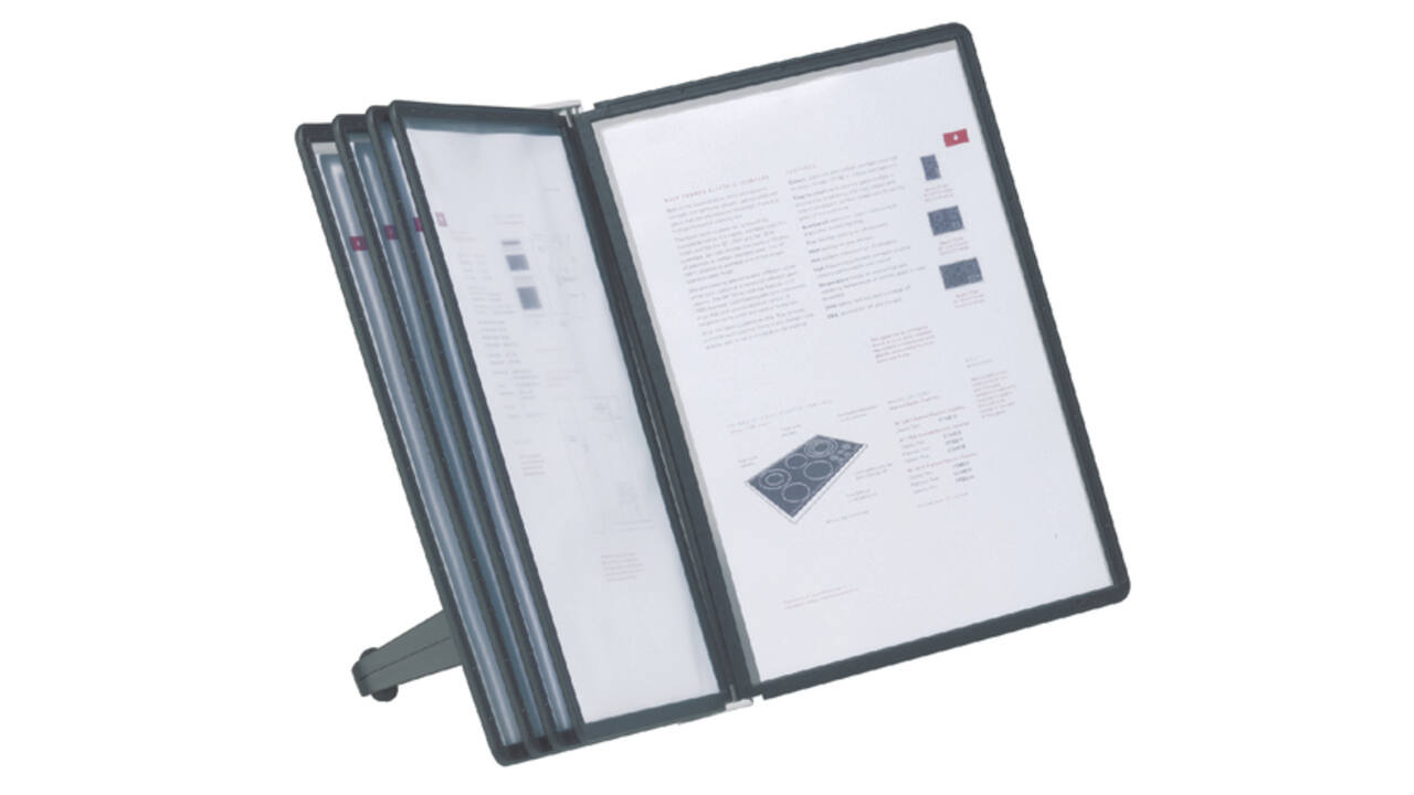 Bureaustandaard Durable 5540 Sherpa Soho met 5-tassen zwart