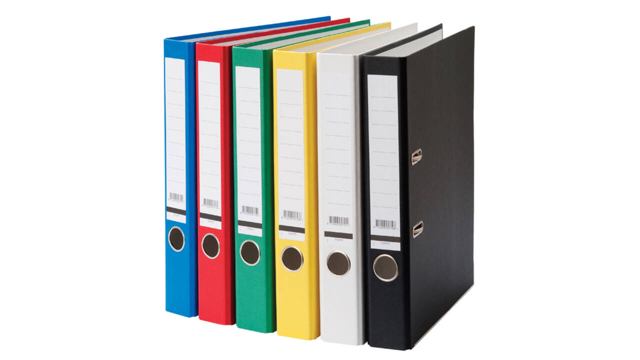Ordner Qbasic A4 50mm karton zwart