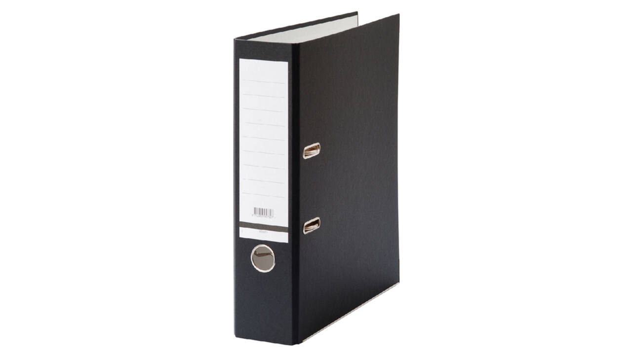 Ordner Qbasic A4 80mm karton zwart