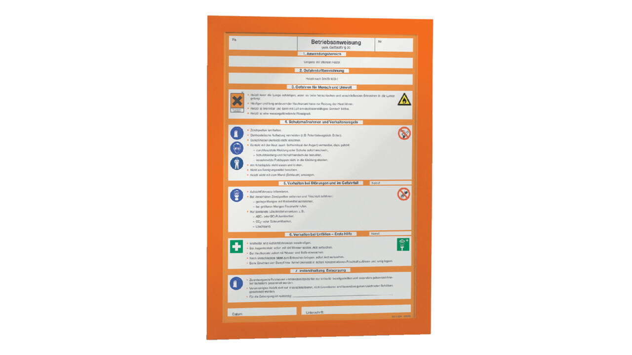 Duraframe Durable 487209 A4 oranje 2 stuks