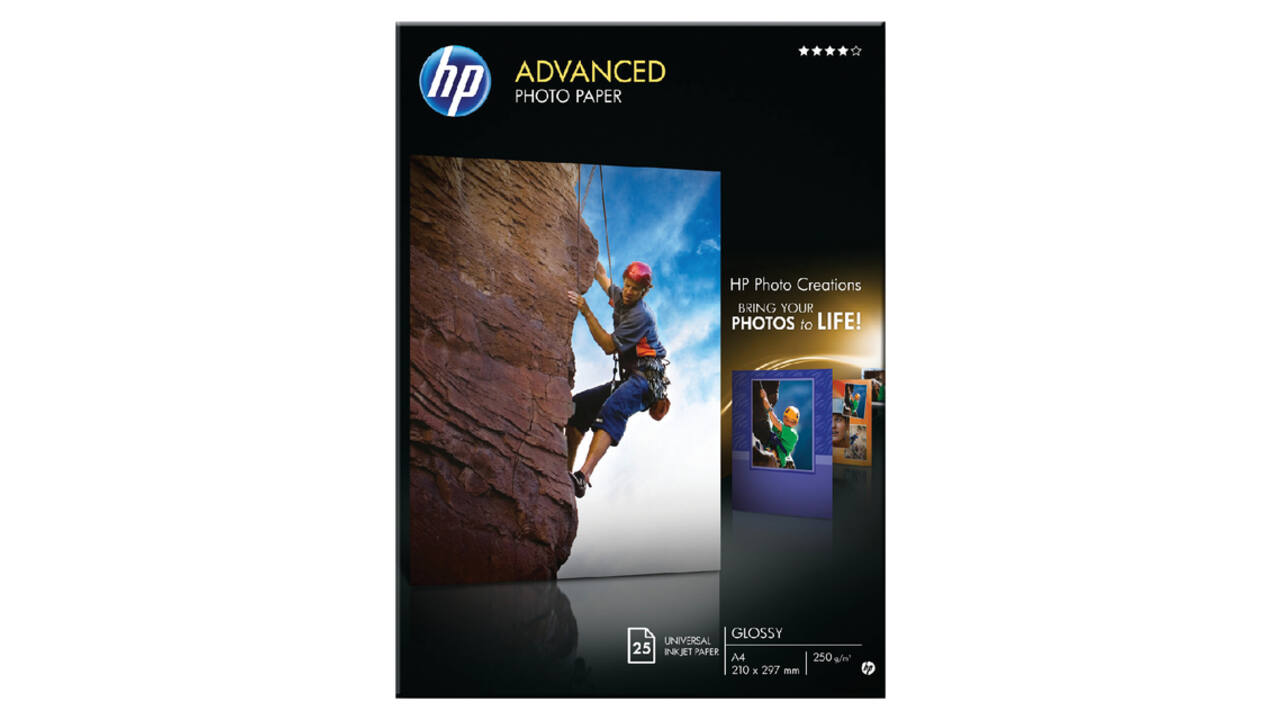 Inkjetpapier HP Q5456A A4 advanced 250gr 25 vel
