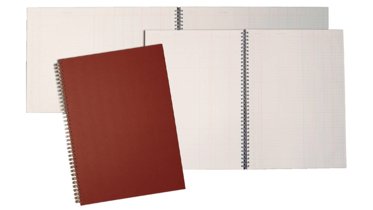 Tabellarisch register Djois Atlanta 294x452mm 2x16kolommen 108blz rood