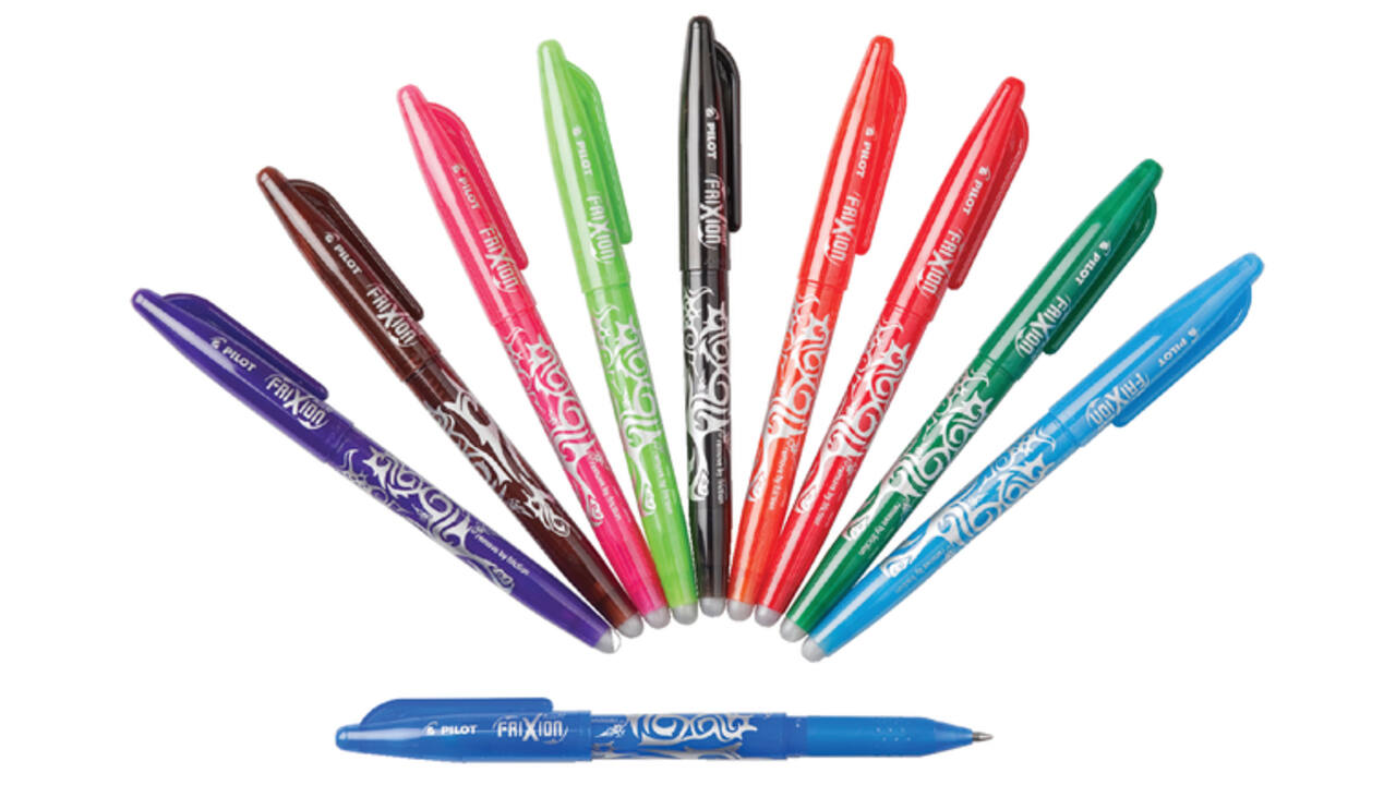 Rollerpen PILOT friXion medium basis assorti Set2Go à 4 stuks
