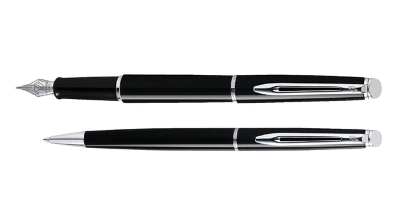 Balpen Waterman Hémisphère black lacquer CT medium