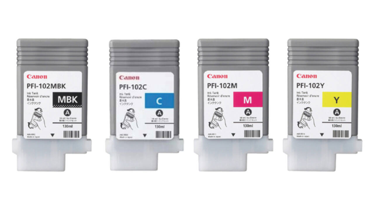 Inktcartridge Canon PFI-102 mat zwart