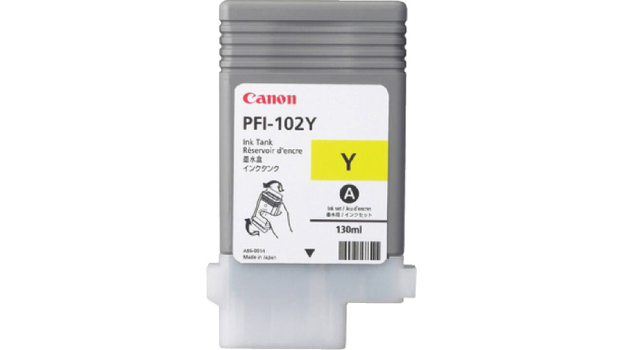 Inktcartridge Canon PFI-102 geel