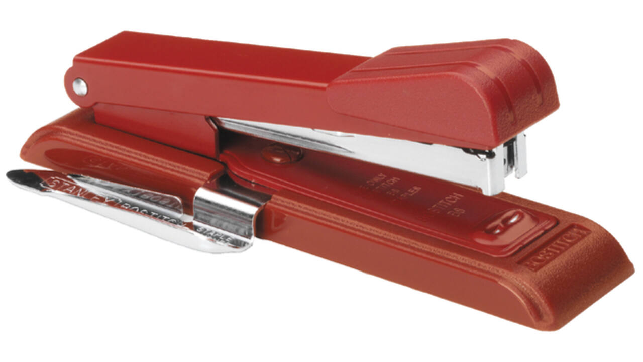 Nietmachine Bostitch B8+ontnieter 25vel STRC2115 rood