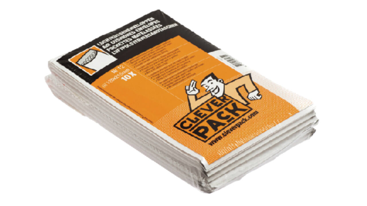 Envelop CleverPack luchtkussen nr11 122.5x175mm wit pak à 10 stuks