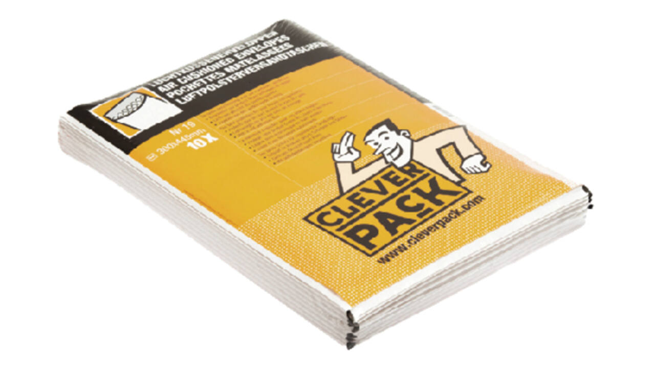 Envelop CleverPack luchtkussen nr18 295x370mm wit pak à 10 stuks