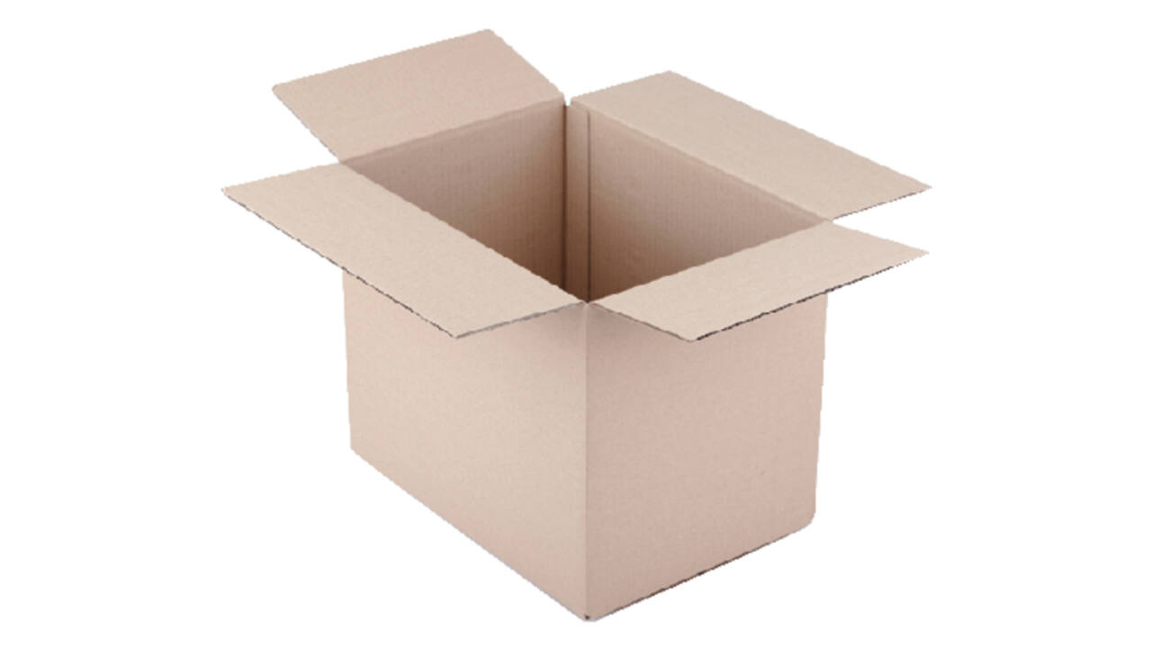 Amerikaanse vouwdoos CleverPack 500x400x300mm B-golf bruin 25 stuks