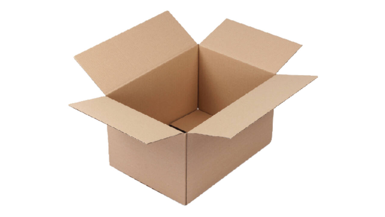 Amerikaanse vouwdoos CleverPack 430x305x250mm B-golf bruin 30 stuks