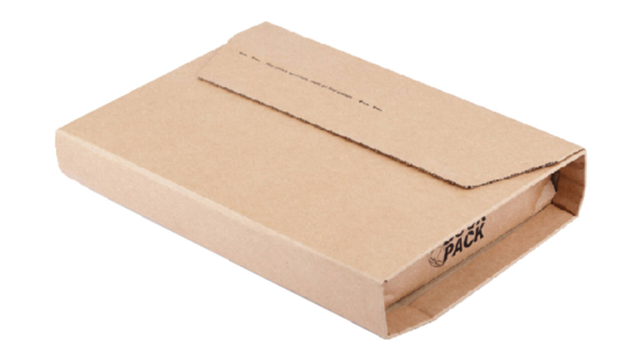 Wikkelverpakking CleverPack ringband zelfklevend bruin pak à 25 stuks