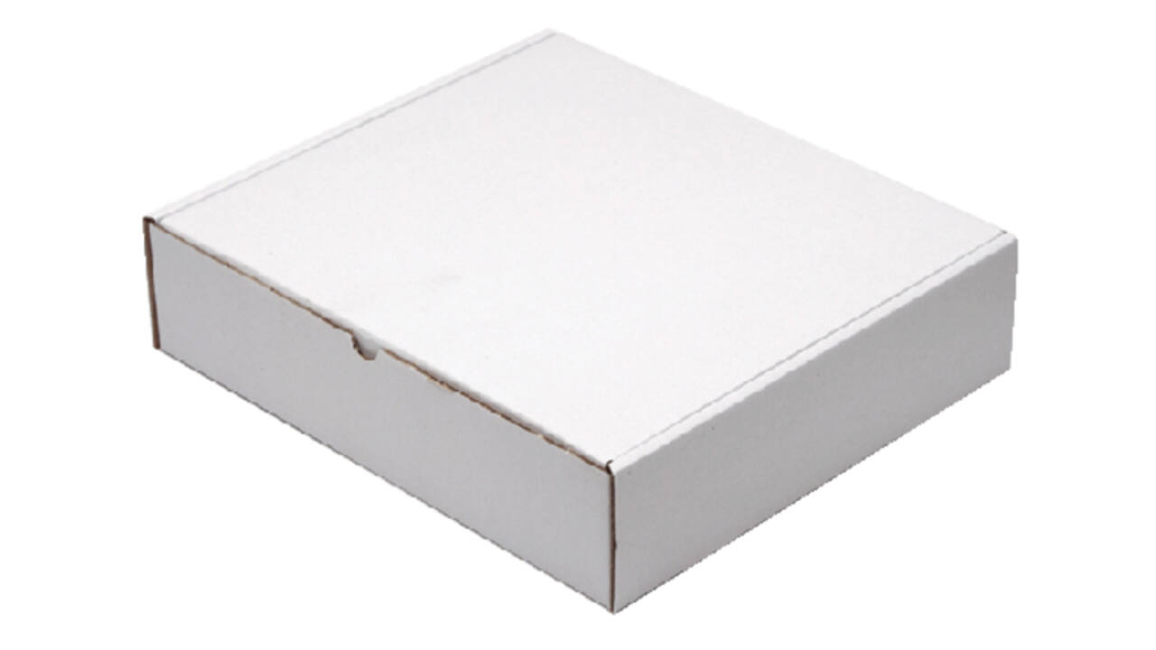 Postpakket CleverPack golfkarton 330x300x80mm wit pak à 25 stuks
