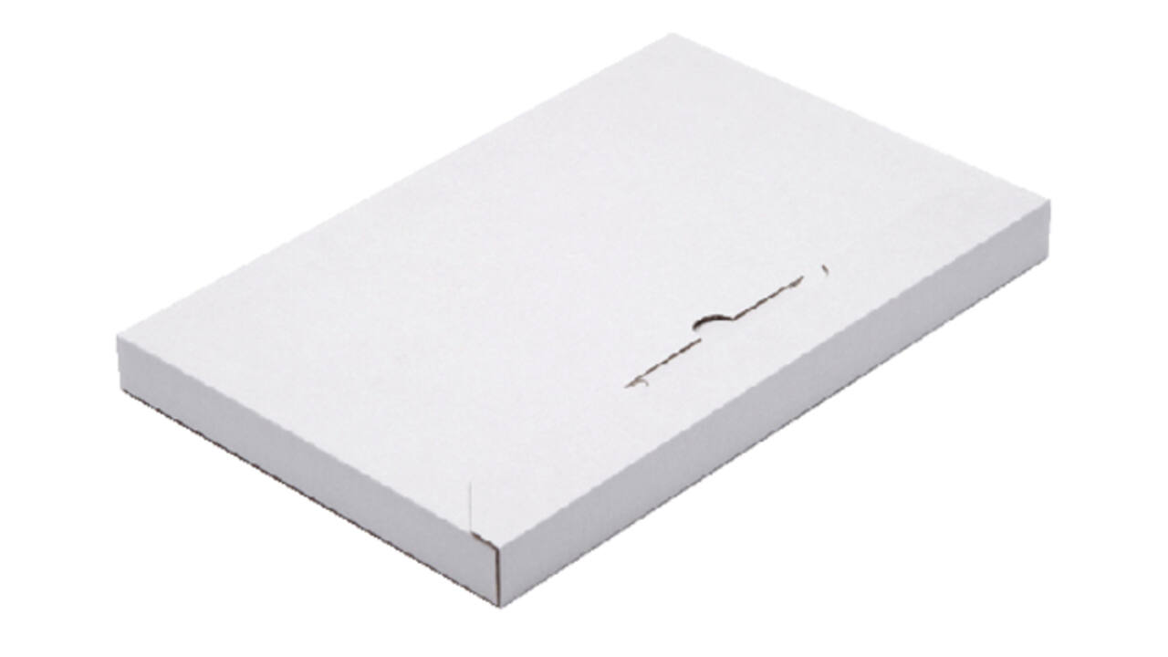 Brievenbusbox CleverPack A4 350x230x26mm karton wit pak à 5 stuks