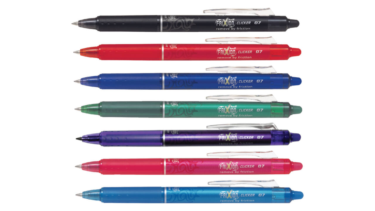 Rollerpen PILOT friXion clicker medium groen