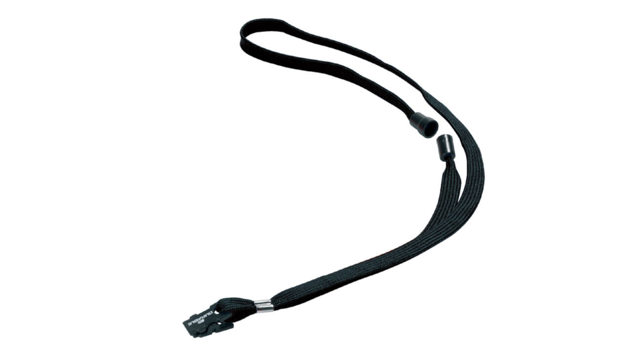 Textielkoord Durable 8119 met klem zwart