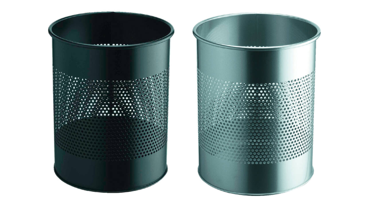 Papierbak Durable 3310-01 15 liter 165mm perforatie zwart