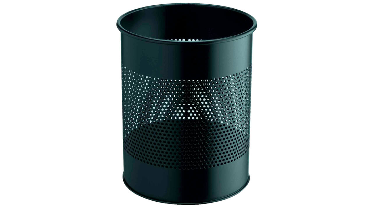 Papierbak Durable 3310-01 15 liter 165mm perforatie zwart