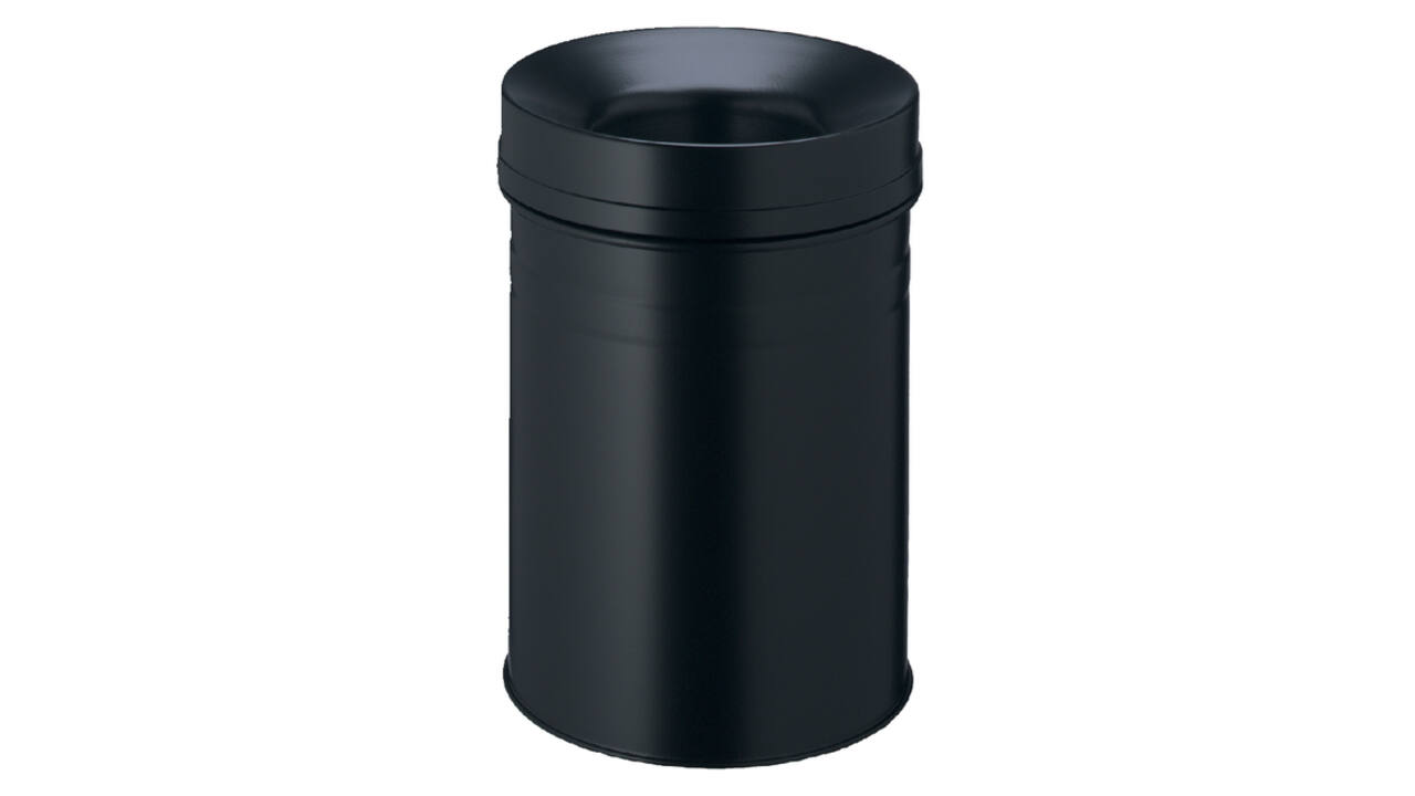 Papierbak met vlamdover Durable 3325-01 15 liter zwart