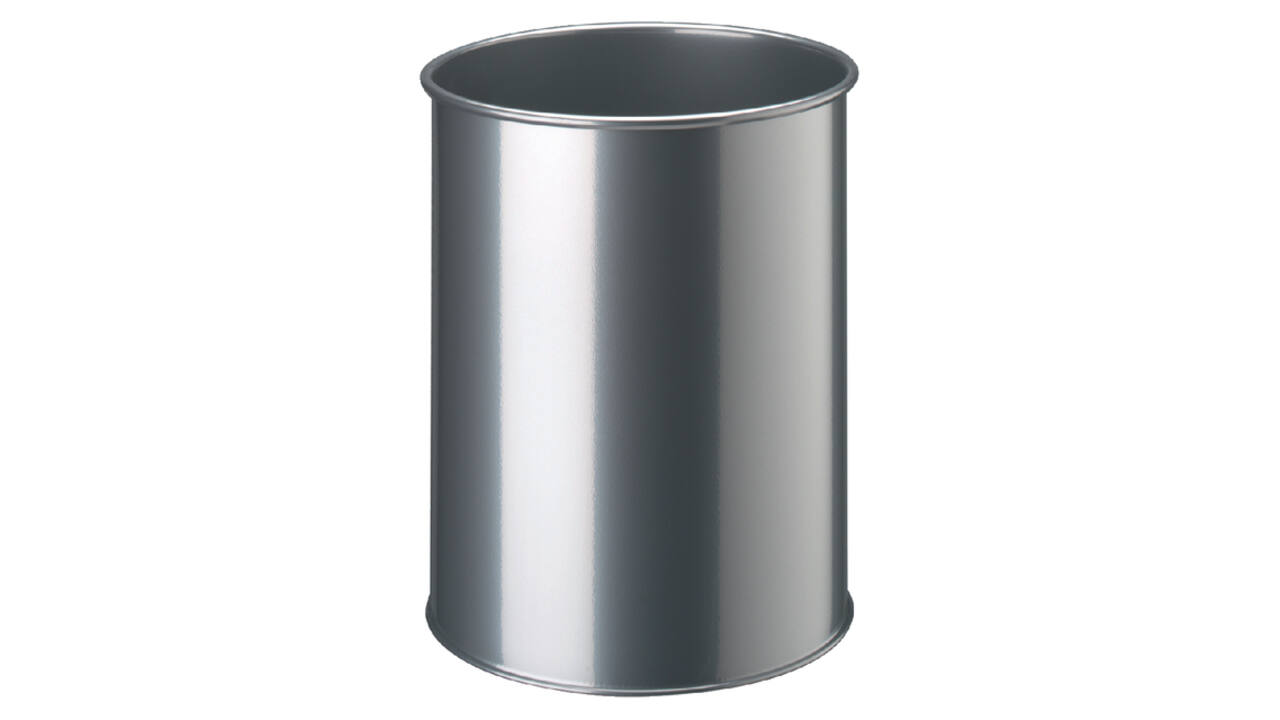 Papierbak Durable 3301-23 15 liter rond zilver