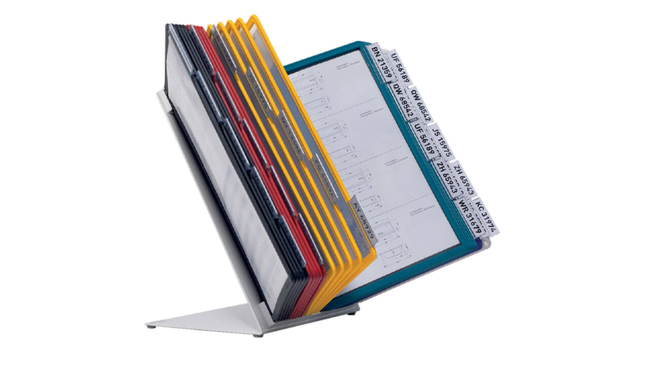 Bureaustandaard Durable Vario A4 met 30-tassen assorti