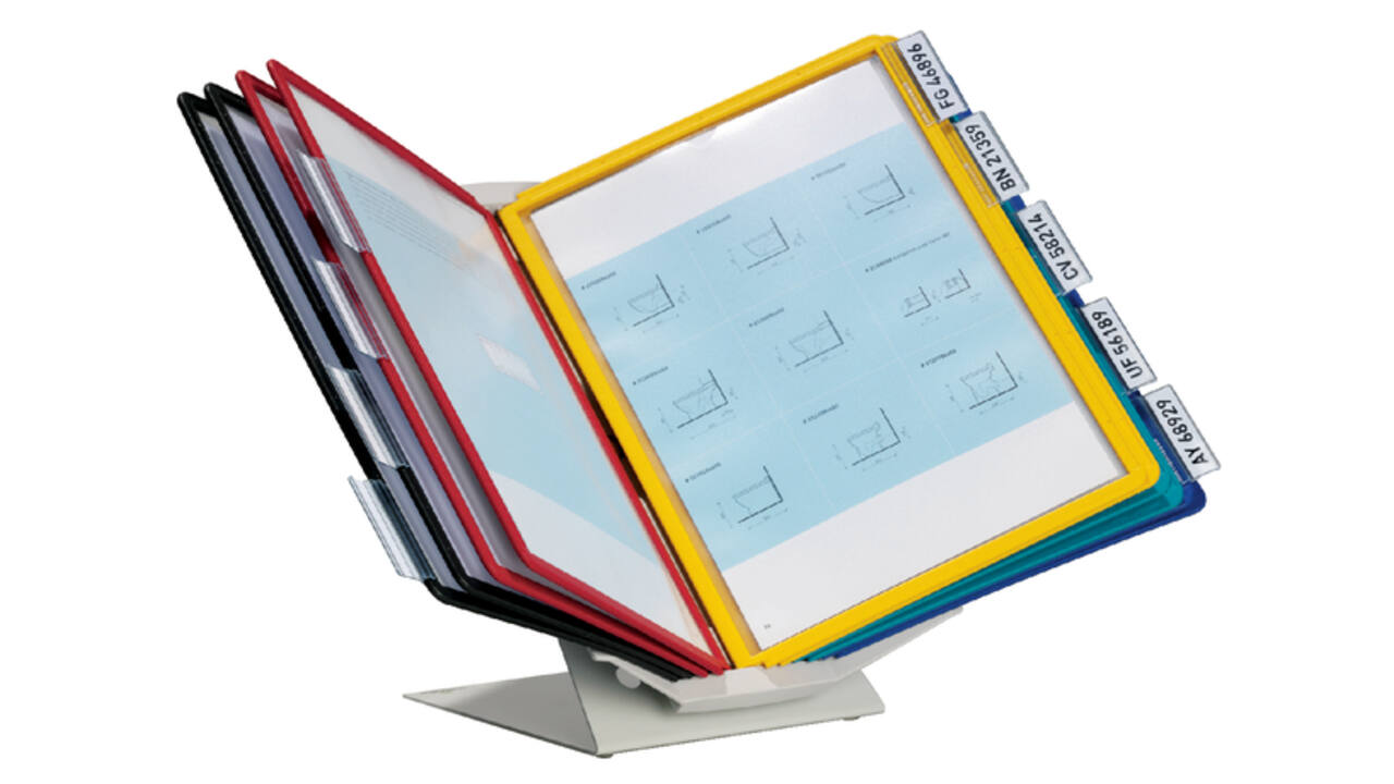 Bureaustandaard Durable 5579 Vario Pro met 10-tassen grijs