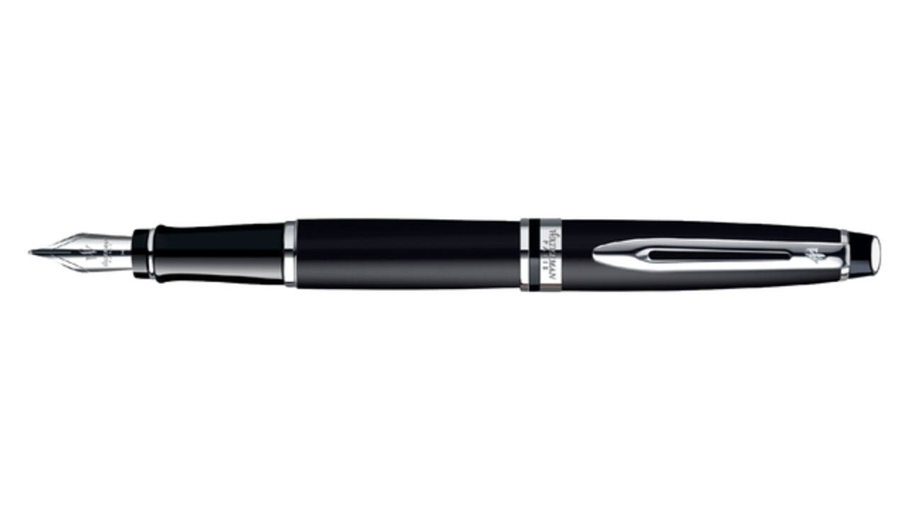 Vulpen Waterman Expert black lacquer CT medium