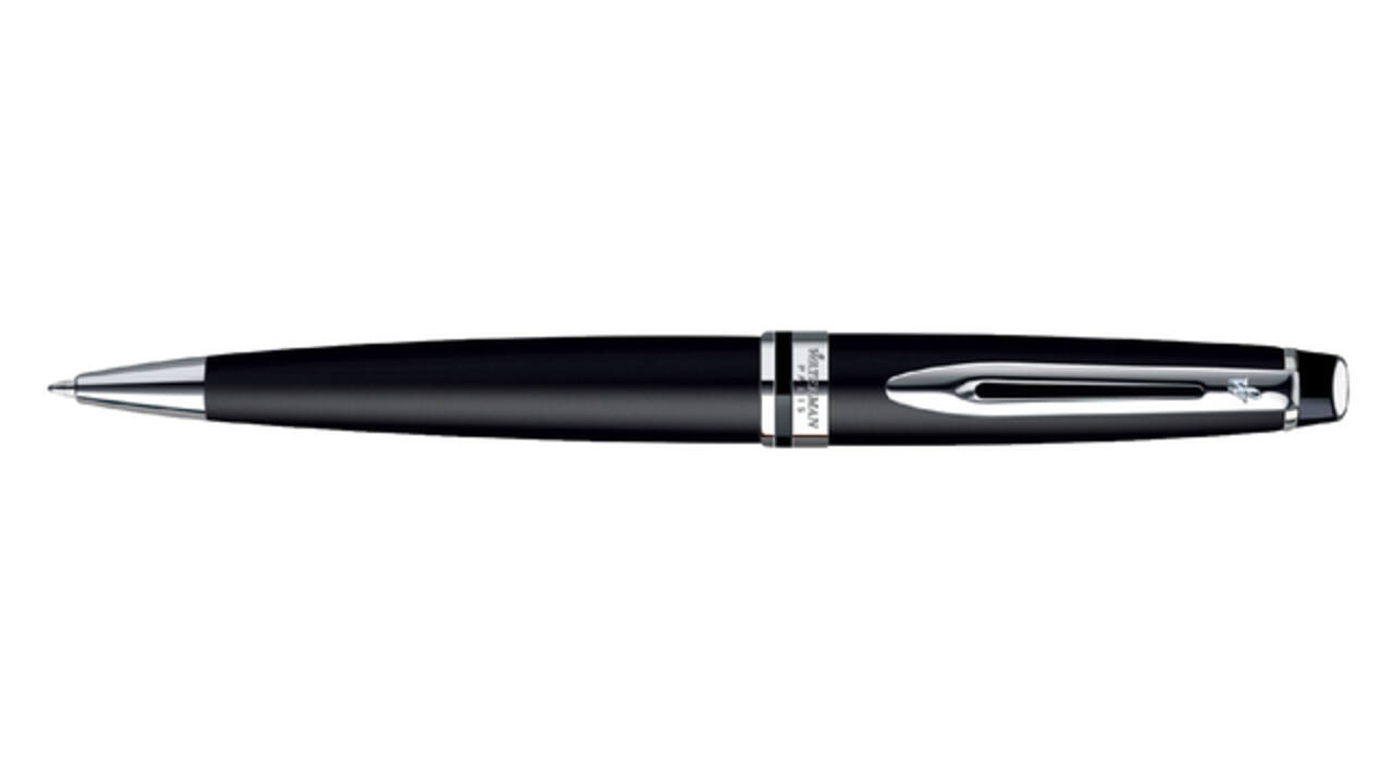 Balpen Waterman Expert black lacquer CT medium