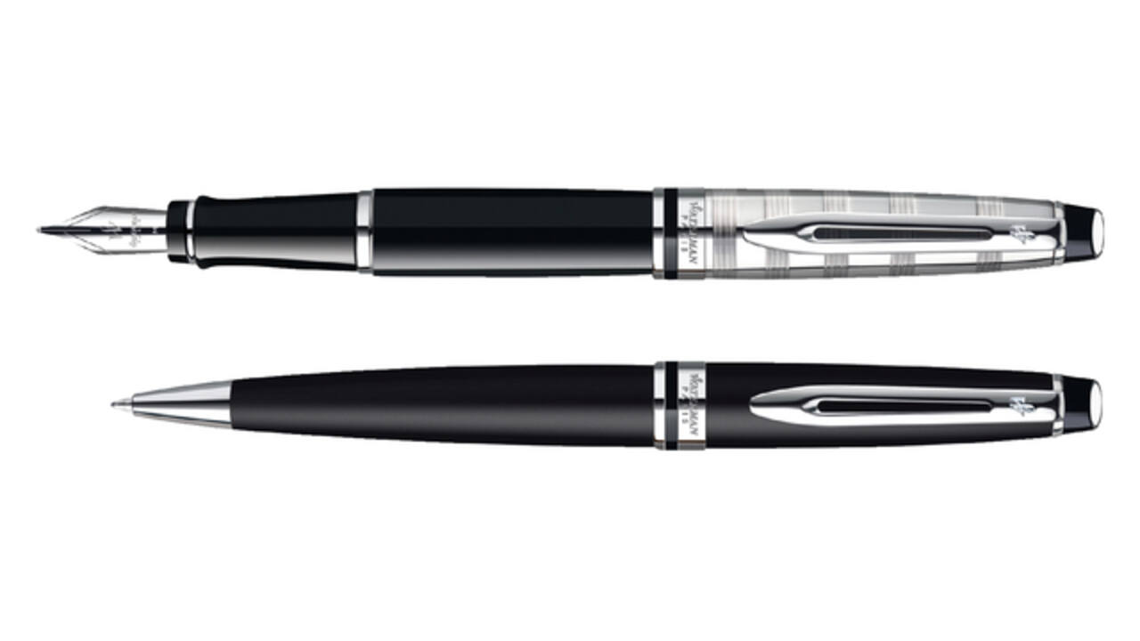 Balpen Waterman Expert black lacquer CT medium