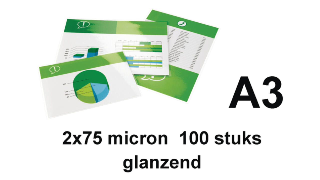 Lamineerhoes Quantore A3 2x75micron 100 stuks