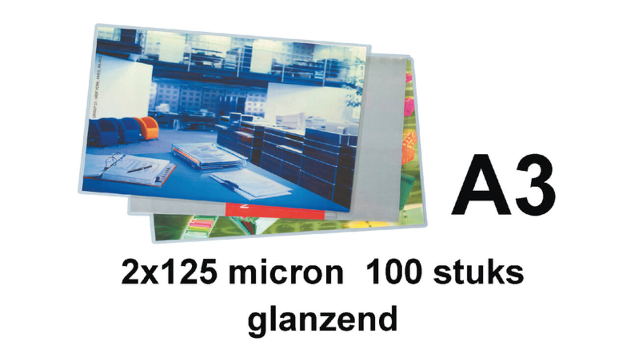 Lamineerhoes Quantore A3 2x125micron 100 stuks