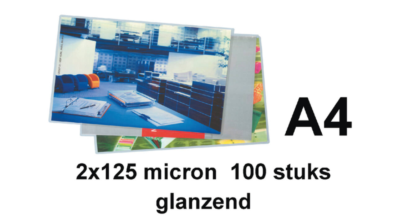 Lamineerhoes Quantore A4 2x125micron 100 stuks