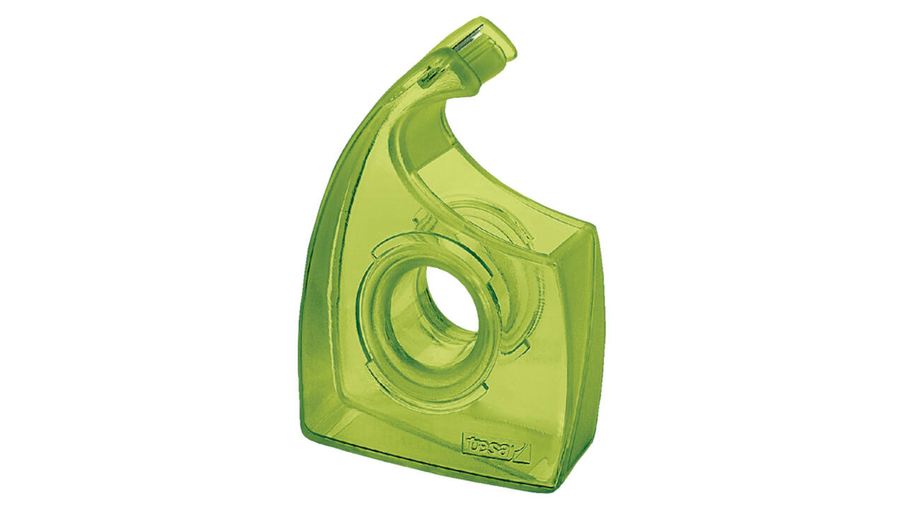 Plakbandhouder tesa® Easy Cut ecoLogo® voor rollen tot 33m groen
