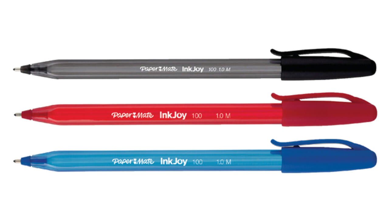 Balpen Paper Mate Inkjoy 100 medium zwart