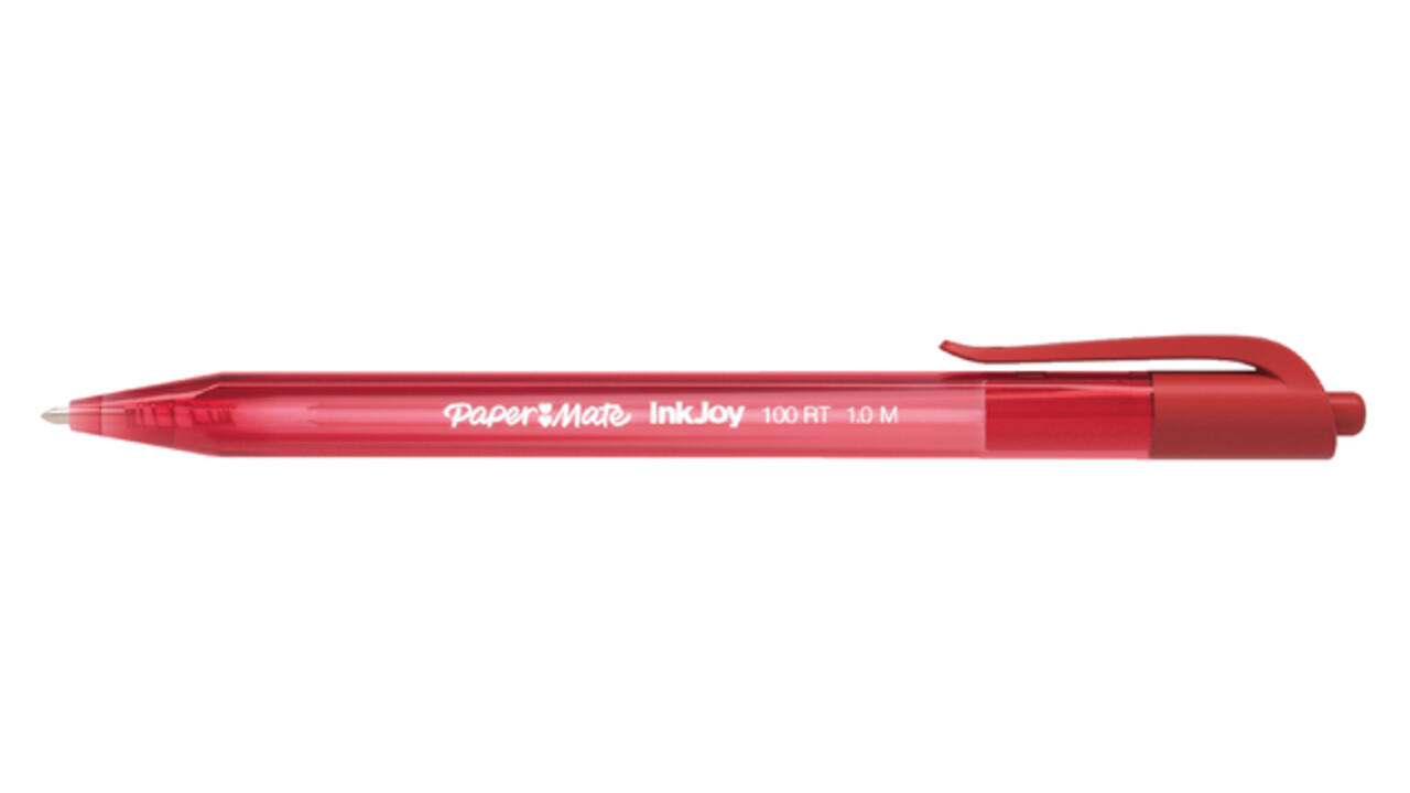 Balpen Paper Mate Inkjoy 100RT medium rood