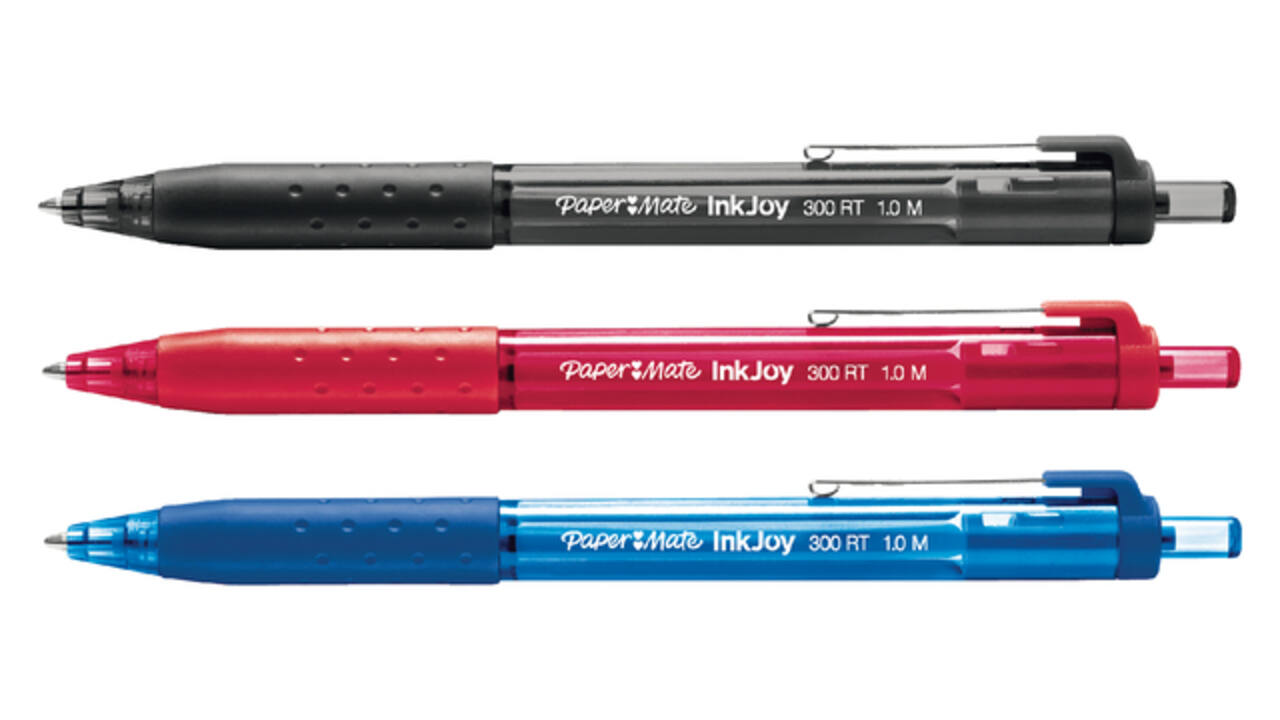 Balpen Paper Mate Inkjoy 300RT medium zwart
