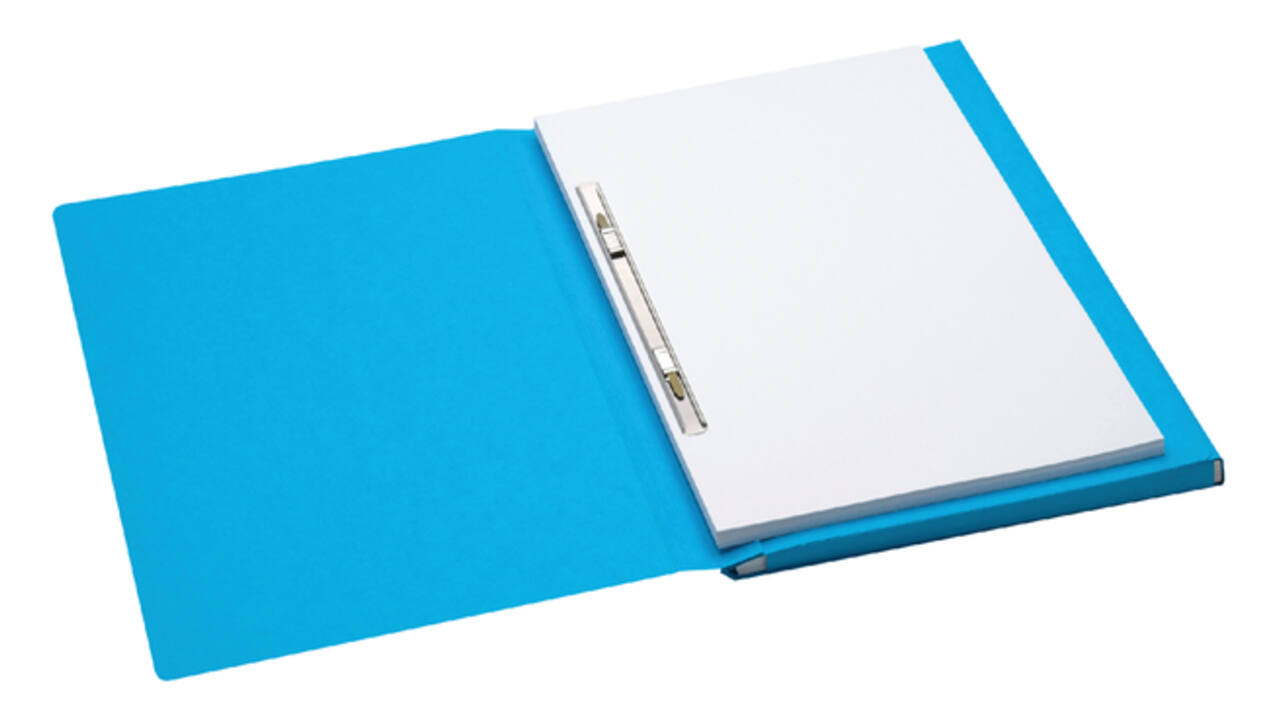 Duplexmap Secolor folio 100% gerecycled karton 250 gr blauw