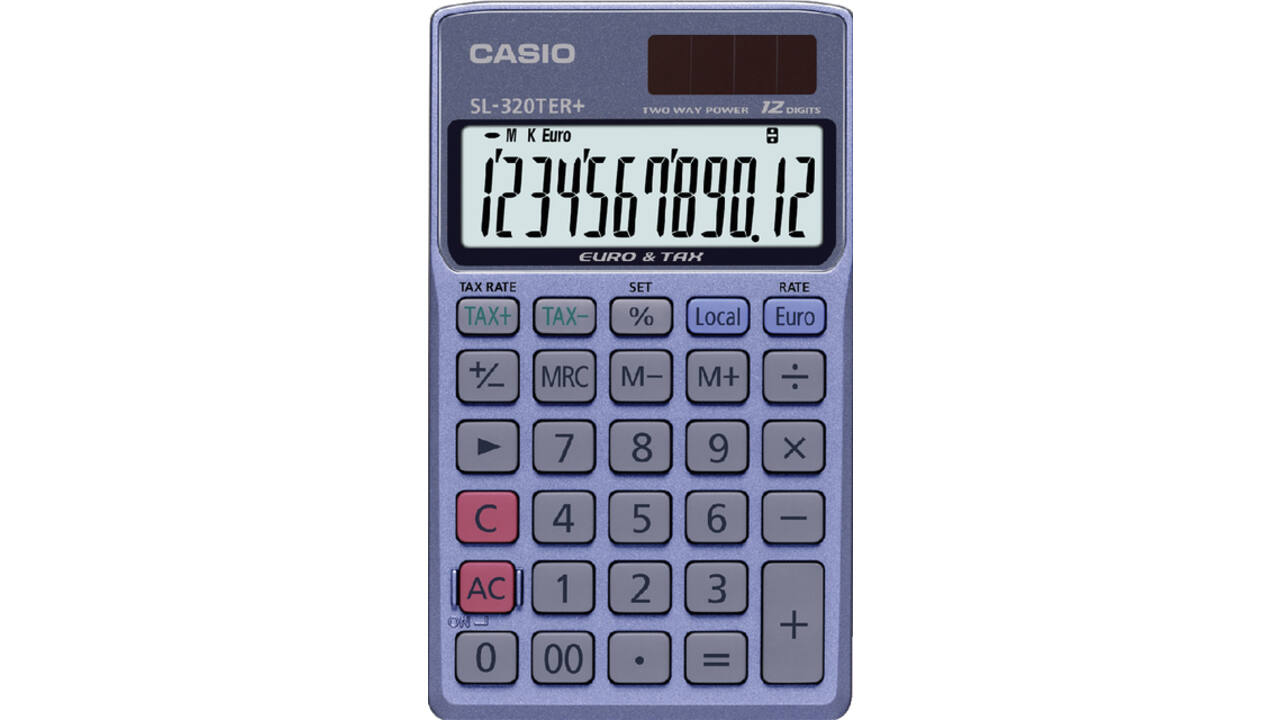 Rekenmachine Casio SL-320TER+