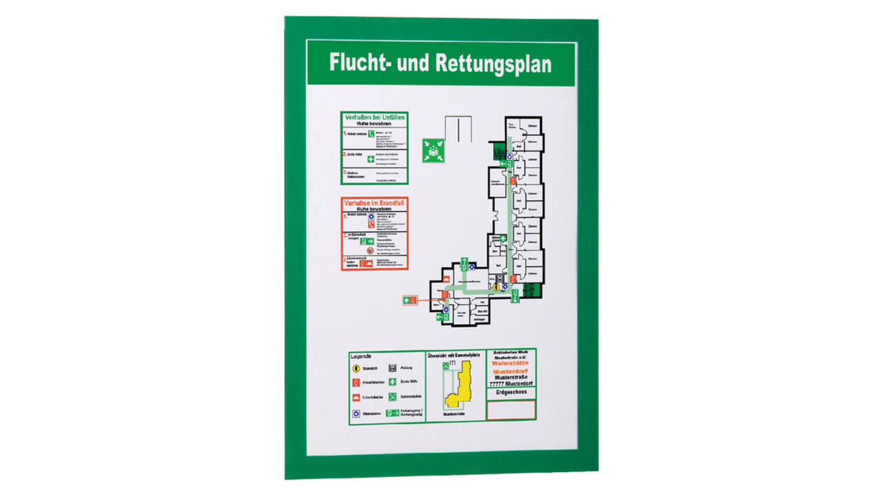 Duraframe Durable 487205 A4 groen 2 stuks