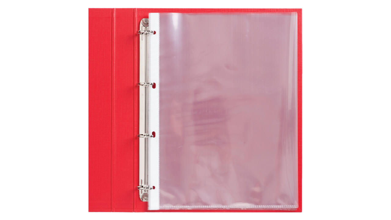 Showtas Quantore A4 4-gaats PP 0.11mm glad 100 stuks