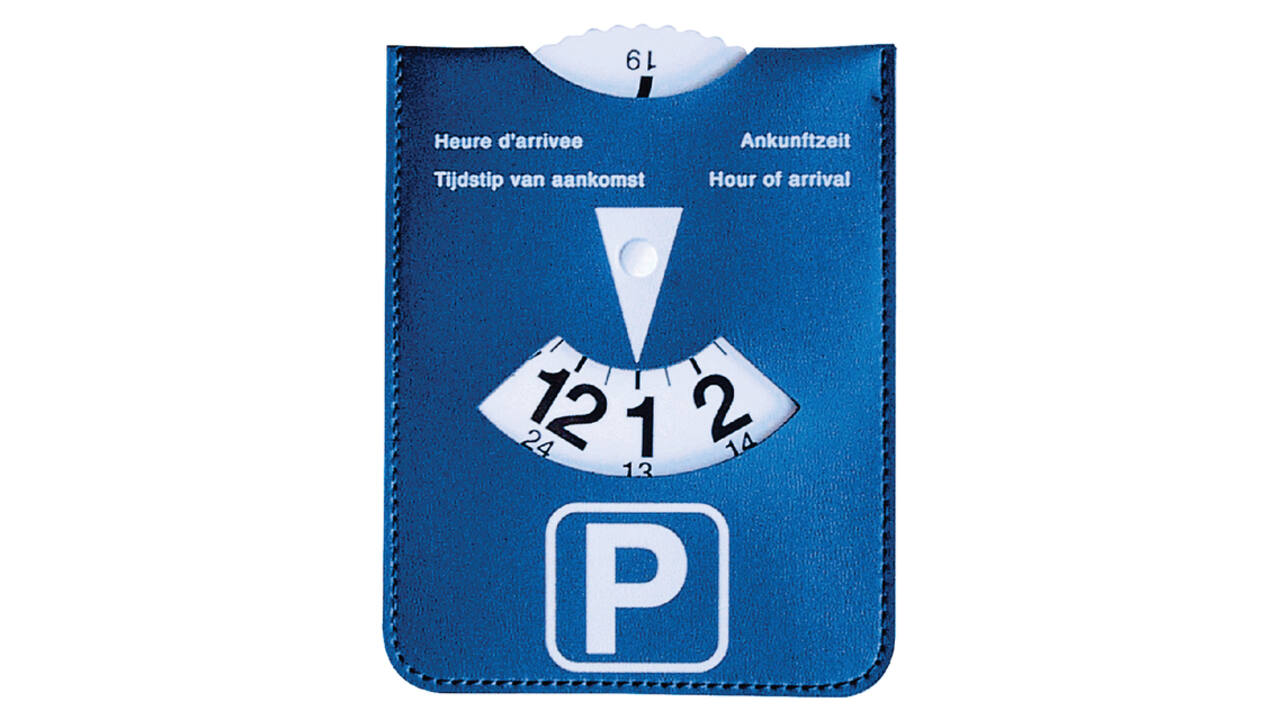 Parkeerschijf blauw