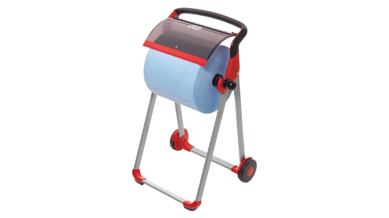 Poetspapier Tork W2 Plus Premium 2-laags 750 vel blauw 130052