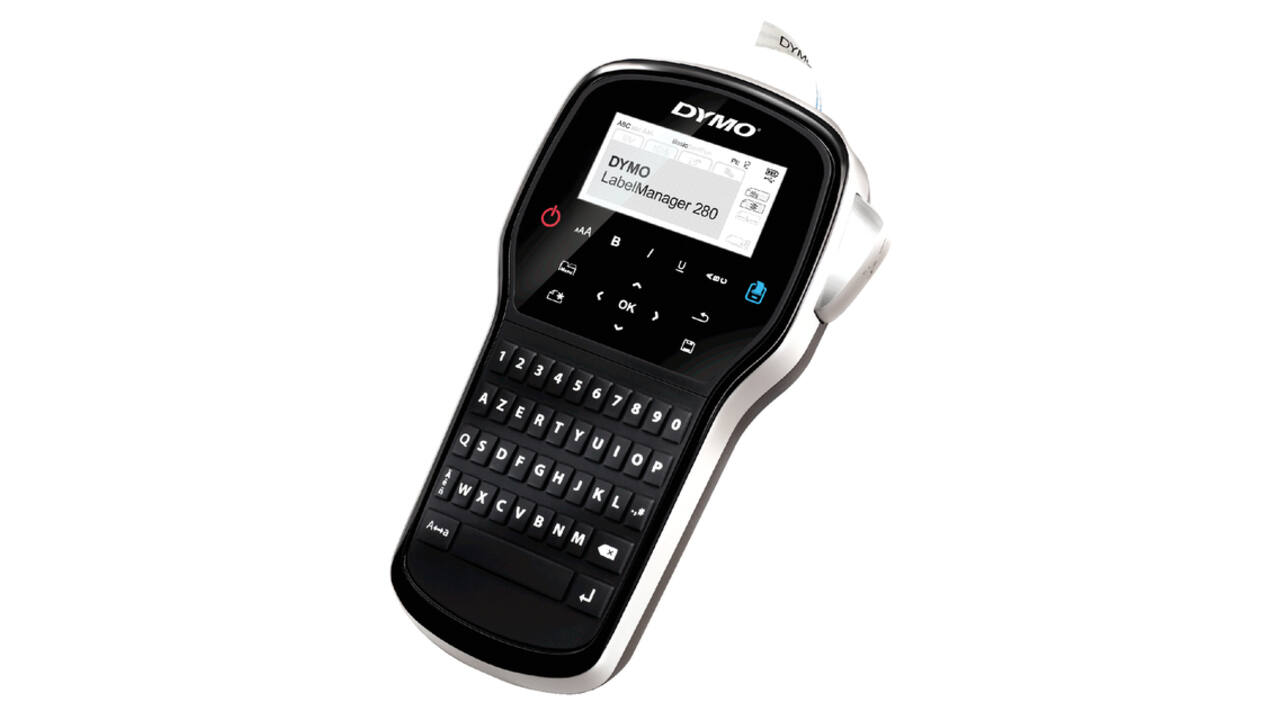 Labelprinter Dymo LabelManager 280 draagbaar qwerty 12mm zwart