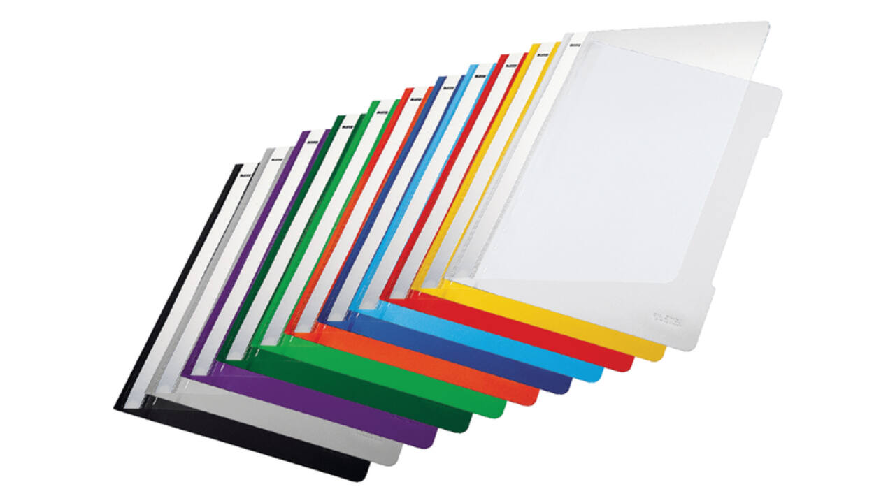 Snelhechter Leitz Standaard A4 gerecycled PP blauw